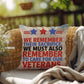 We Remember Their Sacrifice personalized pillow for veteran tribute, PTSD support, and Memorial Day remembrance