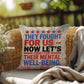 They Fought for Us personalized outdoor pillow honoring military veterans, PTSD warriors, and Memorial Day remembrance