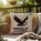 Memorial Day Is For Remembering Indoor/Outdoor Pillow: Resilient Comfort - Mental Health & Memorial Tribute