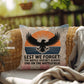 Lest We Forget Indoor/Outdoor Pillow: Resilient Comfort - Mental Health & Memorial Tribute