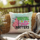 Mental Health Matters: Indoor/Outdoor Pillow for Wellness, Style & Stress Relief