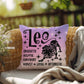 Leo Indoor/Outdoor Pillow – Zodiac Astrology Decor, Boho Accent for Home & Patio