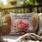 Peace Blooms Where Love Is Planted: Indoor/Outdoor Pillow Self-Care for Relaxation, Mindfulness & Emotional Wellness