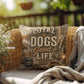 Shop our premium loyal dogs good life throw pillow from MySisterIsASurvivor.