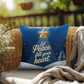 Let Peace Be Your Tradition Throw Pillow - Tranquil Christmas pillow for comfort and calm