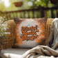 Halloween indoor/outdoor pillow with “Mental Health Warrior” for support and awareness
