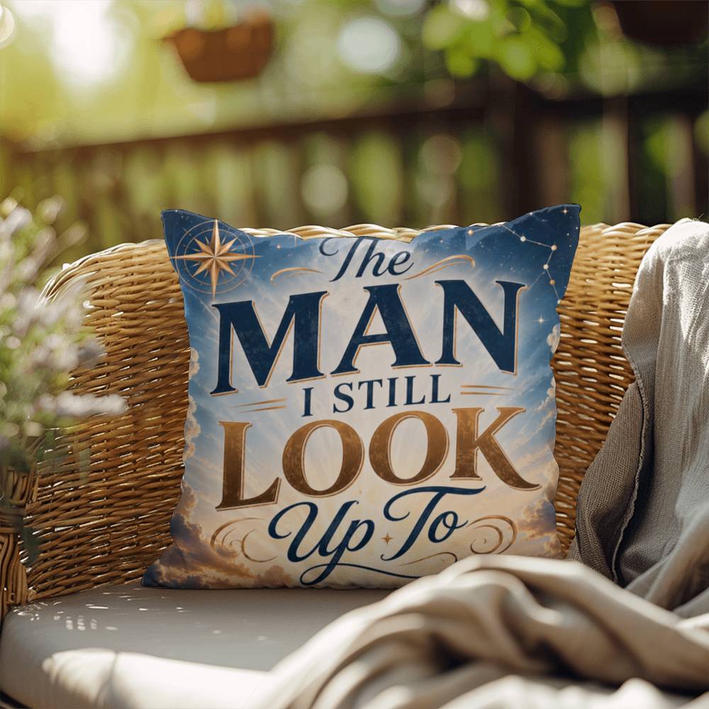 Shop our premium the man i still look up to throw pillow from MySisterIsASurvivor.