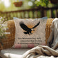 This Memorial Day, Let's Remember Indoor/Outdoor Pillow: Resilient Comfort - Mental Health & Memorial Tribute