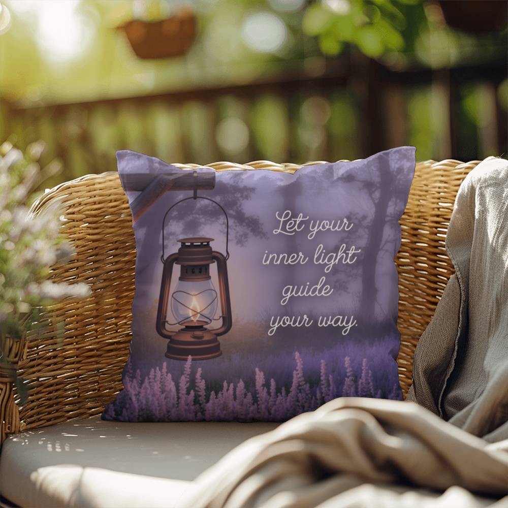 Let Your Inner Light Guide Your Way: Indoor/Outdoor Pillow Self-Care for Relaxation, Mindfulness & Emotional Wellness