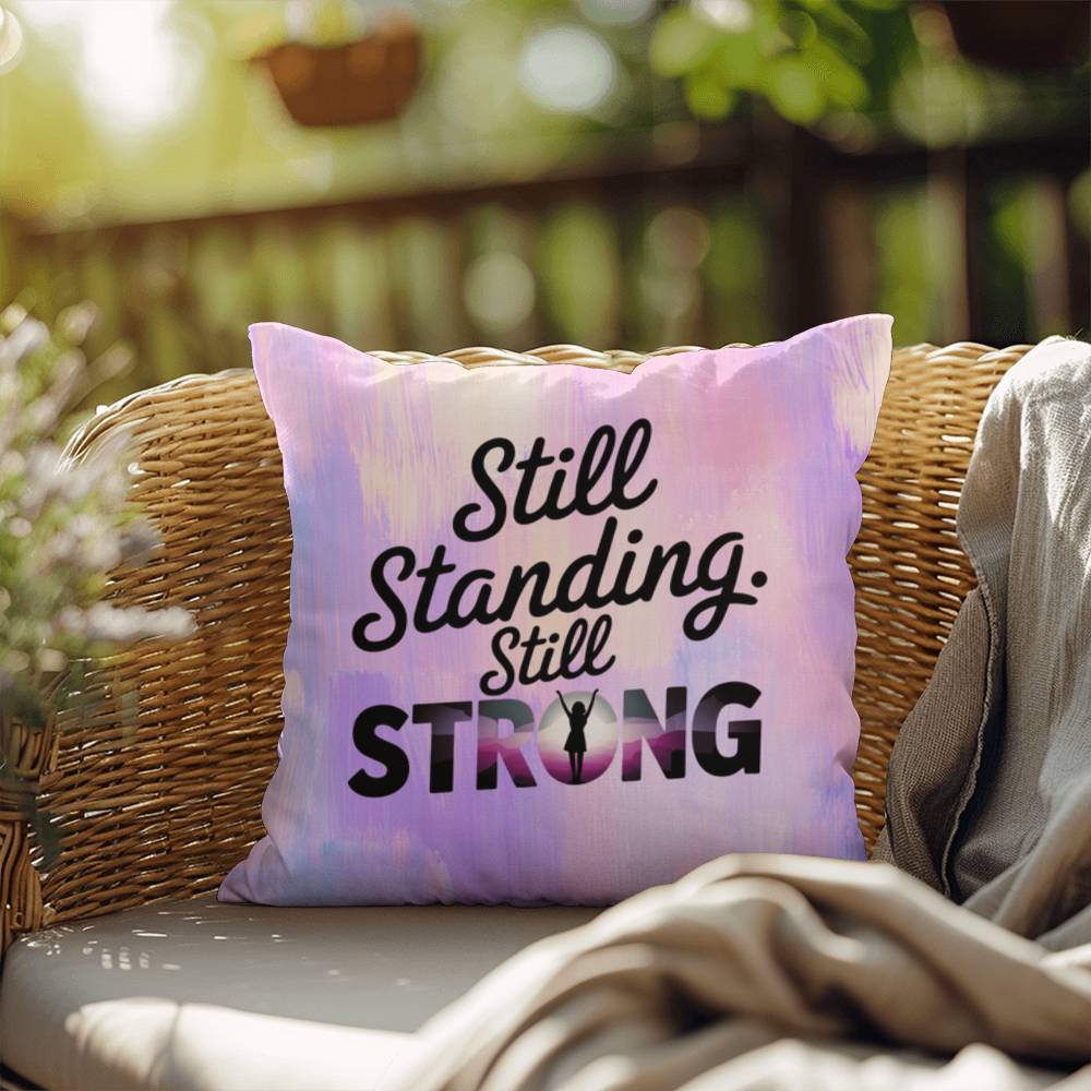 Rise & Reclaim Indoor/Outdoor Pillow – Strength and Resilience