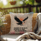 In Memory Of The Fallen Indoor/Outdoor Pillow: Resilient Comfort - Mental Health & Memorial Tribute