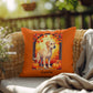 Yellow Labrador Retriever pillow, custom indoor outdoor lab cushion, cozy accent for pet lovers - MySisterIsASurvivor