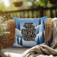 May Your Heart Be Light This Season Throw Pillow - Serene Christmas pillow for reflection