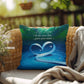 Let Love Be The Voice That Quiets Your Mind: Indoor/Outdoor Pillow Self-Care for Relaxation, Mindfulness & Emotional Wellness