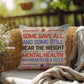 Some Gave All personalized tribute pillow for veterans, Memorial Day remembrance, and PTSD mental health support
