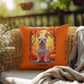Cream French Bulldog pillow, personalized indoor outdoor Frenchie cushion, custom dog gift - MySisterIsASurvivor