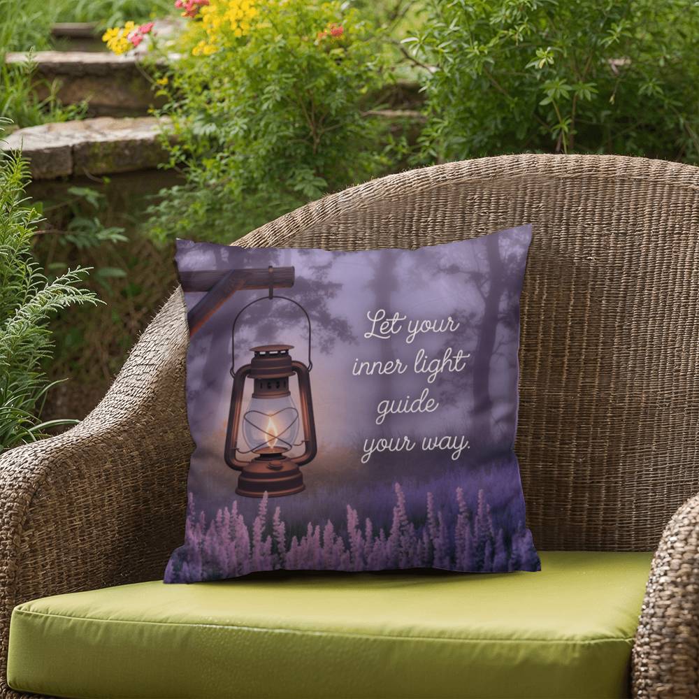 Let Your Inner Light Guide Your Way: Indoor/Outdoor Pillow Self-Care for Relaxation, Mindfulness & Emotional Wellness