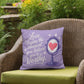Love Begins The Moment You Believe You're Worthy: Indoor/Outdoor Pillow Self-Care for Relaxation, Mindfulness & Emotional Wellness