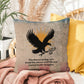 This Memorial Day, Let’s Break The Silence Indoor/Outdoor Pillow: Resilient Comfort - Mental Health & Memorial Tribute