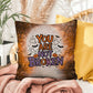 Indoor/outdoor pillow with “You Are Not Broken” for mental health awareness