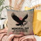 Memorial Day Is For Remembering Indoor/Outdoor Pillow: Resilient Comfort - Mental Health & Memorial Tribute