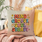Mind Groovy, Soul Steady: Indoor/Outdoor Pillow - Groovy Affirmation for Emotional Wellness & Positive Vibes
