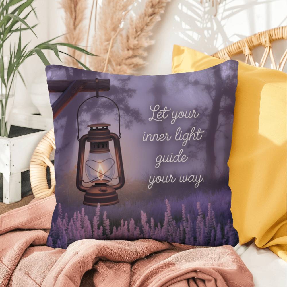 Let Your Inner Light Guide Your Way: Indoor/Outdoor Pillow Self-Care for Relaxation, Mindfulness & Emotional Wellness
