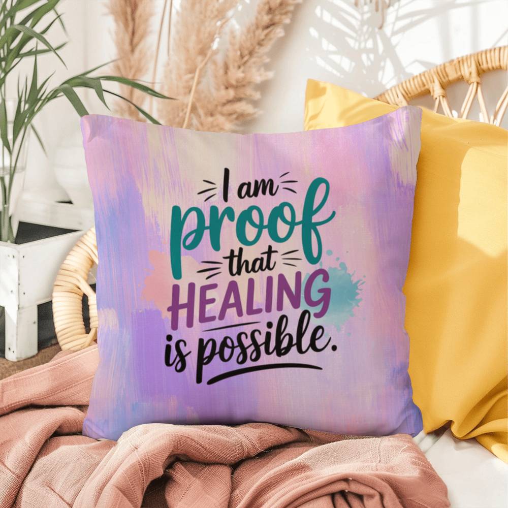 Rise & Reclaim Indoor/Outdoor Pillow – Hope for Survivors