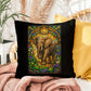 Shop our premium elephant stained glass style throw pillow from MySisterIsASurvivor.