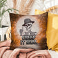 Funny Halloween indoor/outdoor pillow with “Creep It Real” for seasonal humor and décor