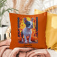 Blue Pied French Bulldog pillow, personalized indoor outdoor dog cushion, Frenchie lover decor - MySisterIsASurvivor