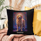 Light Cream Golden Retriever indoor/outdoor pillow, custom dog lover throw pillow for home