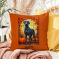 Great Dane Blue Coat Throw Pillow, Indoor Outdoor Dog Cushion, Custom Home Decor for Dane Fans