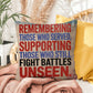 Remembering Those Who Served Patriotic Veteran Tribute Pillow - Military Home Decor - PTSD Awareness - MySisterIsASurvivor
