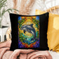 Shop our premium dolphin stained glass style throw pillow from MySisterIsASurvivor.