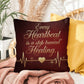 Every Heartbeat Is A Step Towards Healing: Indoor/Outdoor Pillow Self-Care for Relaxation, Mindfulness & Emotional Wellness