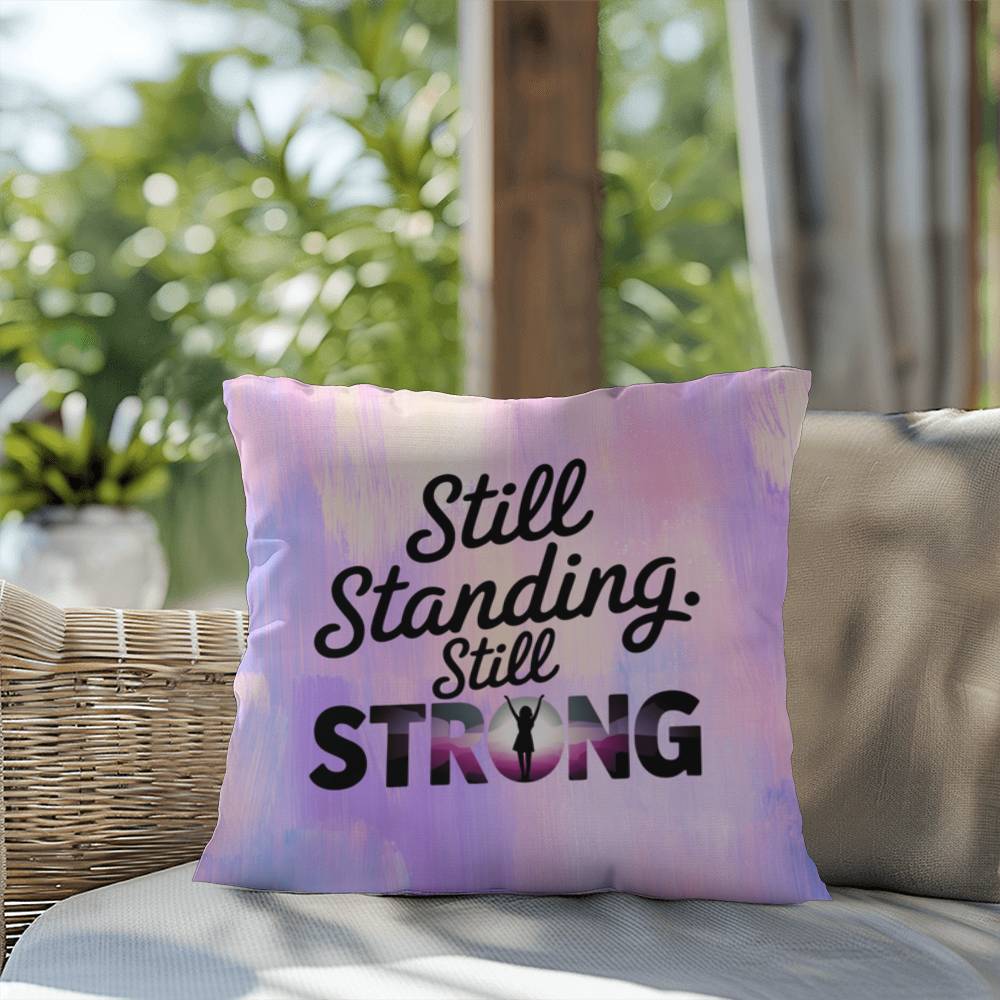 Rise & Reclaim Indoor/Outdoor Pillow – Strength and Resilience
