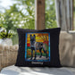 Belgian Malinois (Gray Sable) Indoor/Outdoor Pillow - Personalized Stained Glass Dog Tribute & Comfort Gift