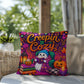 Creepin It Cozy Halloween Throw Pillow - Spooky Stories Pumpkin Spice Good Vibes