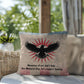 Memories Of War Don't Fade Indoor/Outdoor Pillow: Resilient Comfort - Mental Health & Memorial Tribute