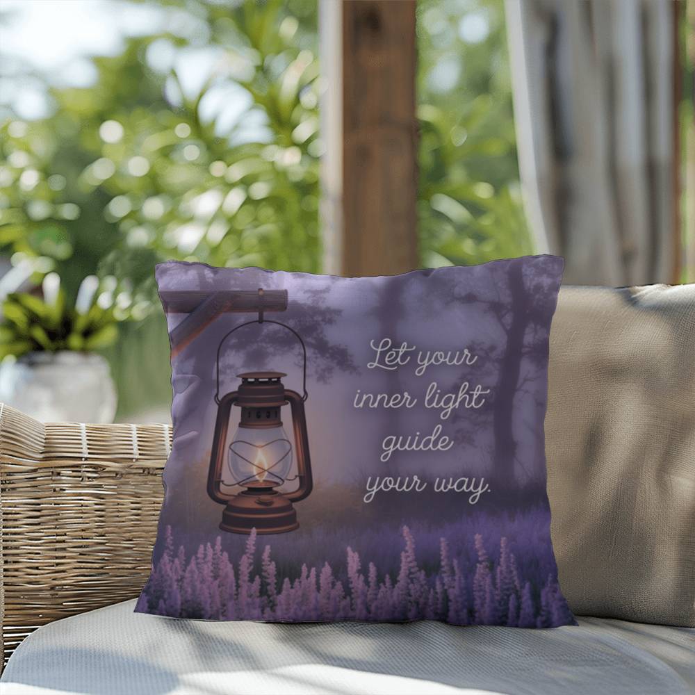 Let Your Inner Light Guide Your Way: Indoor/Outdoor Pillow Self-Care for Relaxation, Mindfulness & Emotional Wellness