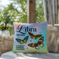 Libra Butterfly Indoor/Outdoor Pillow – Zodiac Astrology Decor, Boho Accent for Home & Patio