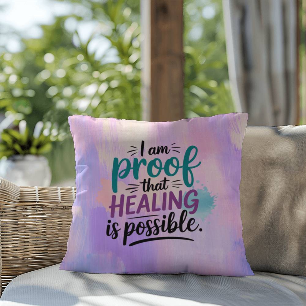 Rise & Reclaim Indoor/Outdoor Pillow – Hope for Survivors