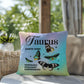 Taurus Butterfly Indoor/Outdoor Pillow – Zodiac Astrology Decor, Boho Accent for Home & Patio
