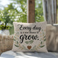 Every Day Is A New Chance To Grow: Indoor/Outdoor Pillow Self-Care for Relaxation, Mindfulness & Emotional Wellness