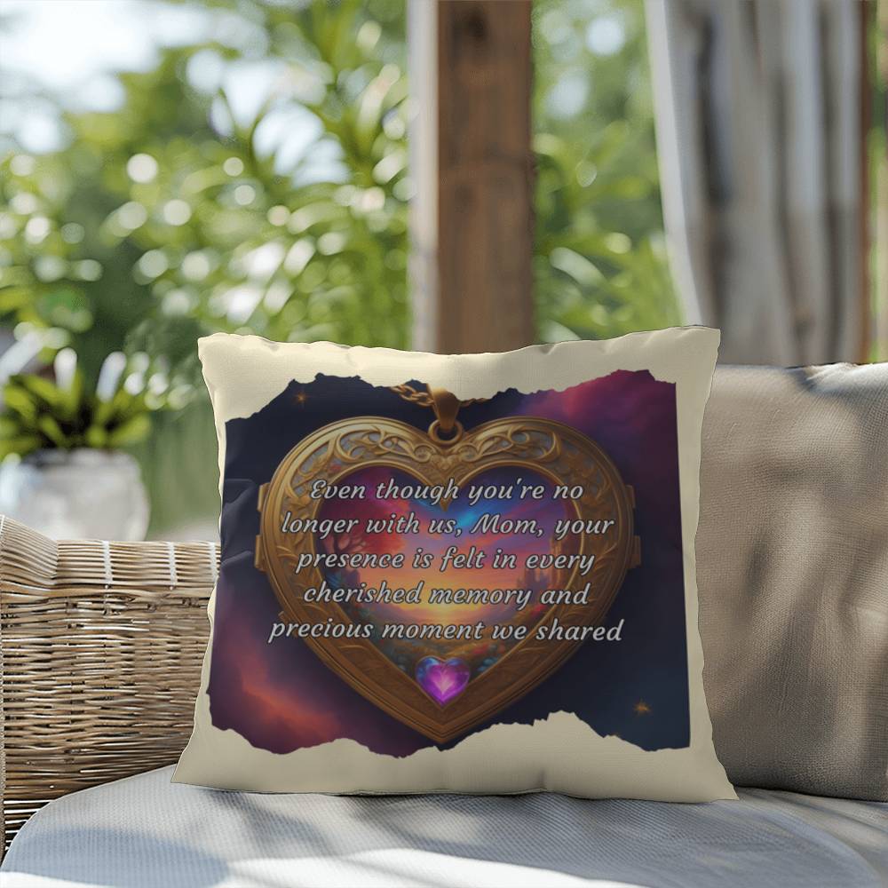Presence Is Felt: Mom’s Legacy Indoor/Outdoor Pillow - Memorial Gift, Grief Support, Tribute for Mother’s Day or Loss of Mom