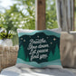 Breathe. Slow Down. Let Peace Find You Throw Pillow - Tranquil holiday décor for inner calm
