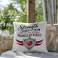 Strength Comes From Loving Yourself First: Indoor/Outdoor Pillow Self-Care for Relaxation, Mindfulness & Emotional Wellness