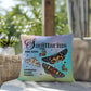 Sagittarius Butterfly Indoor/Outdoor Pillow – Zodiac Astrology Decor, Boho Accent for Home & Patio