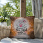 Indoor/outdoor Halloween pillow with “Boo-tiful Inside & Out” promoting positivity and self-love